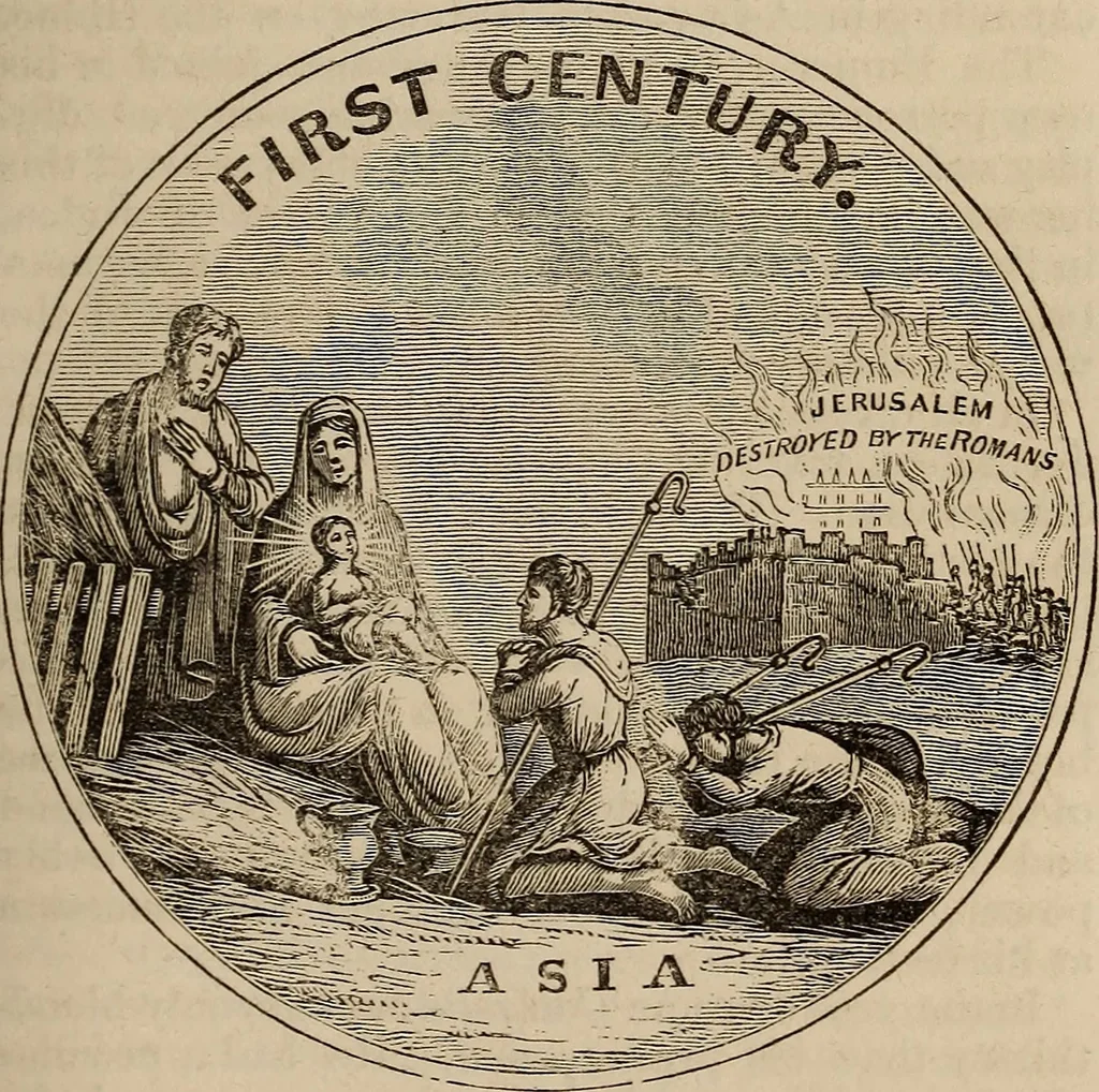 An illustration from The book of similitudes:, 1860, leaf 334