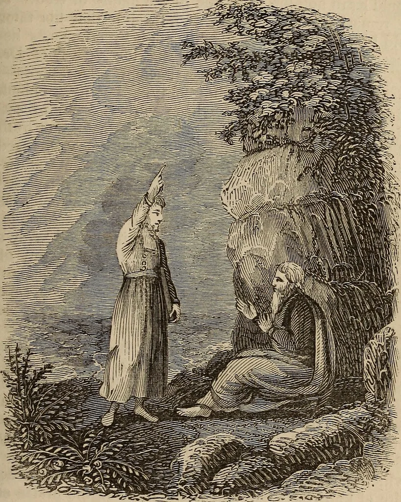 An illustration from The book of similitudes:, 1860, leaf 448