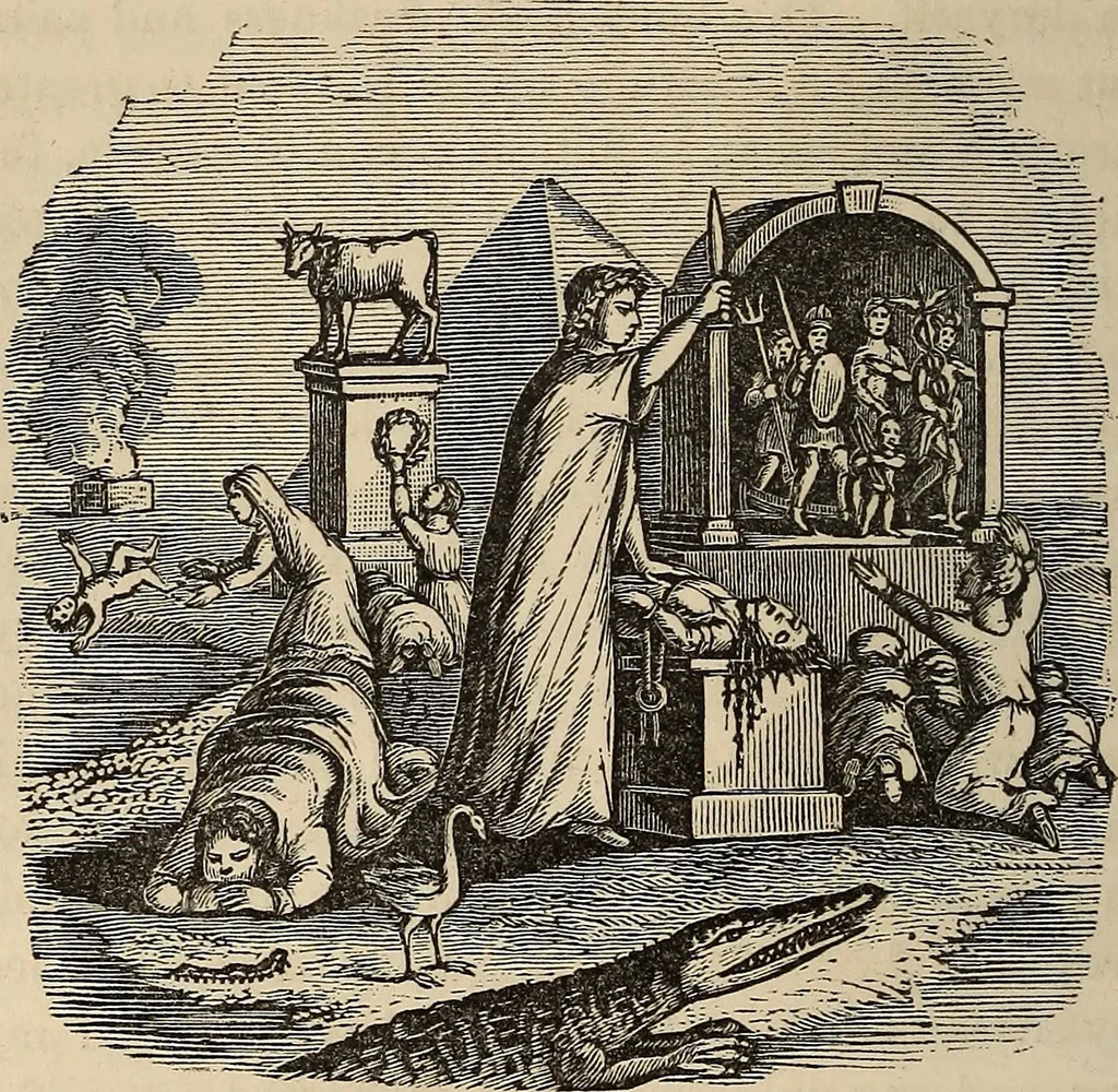 An illustration from The book of similitudes:, 1860, leaf 55