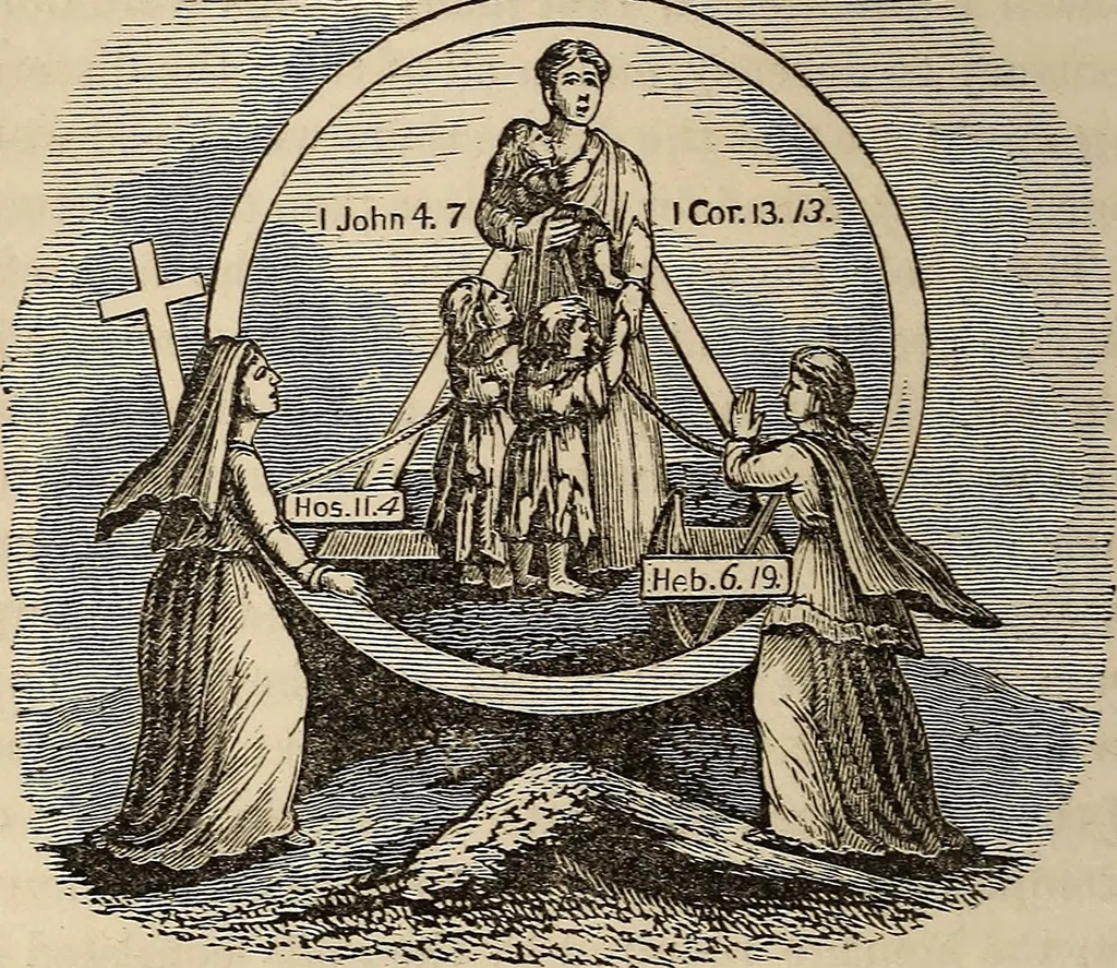 An illustration from The book of similitudes:, 1860, leaf 65
