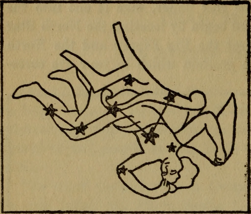 An illustration from The book of stars, 1920, leaf 37