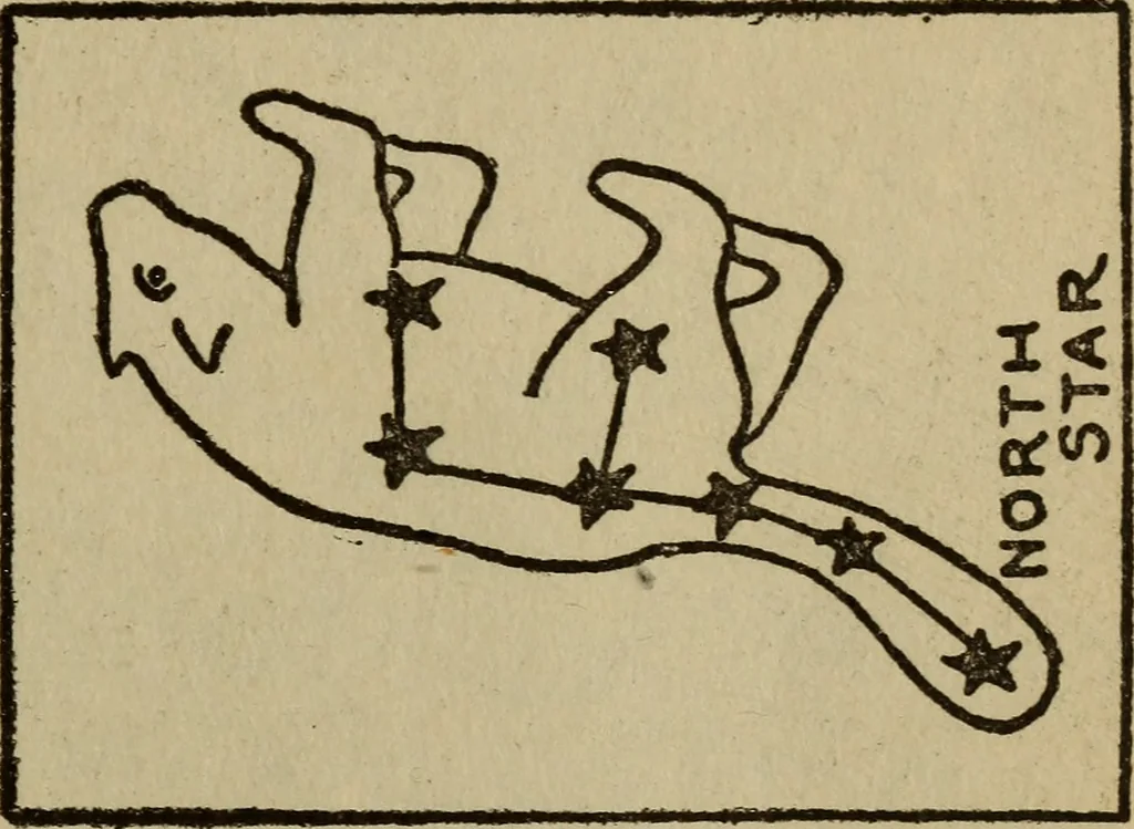 An illustration from The book of stars, 1920, leaf 38