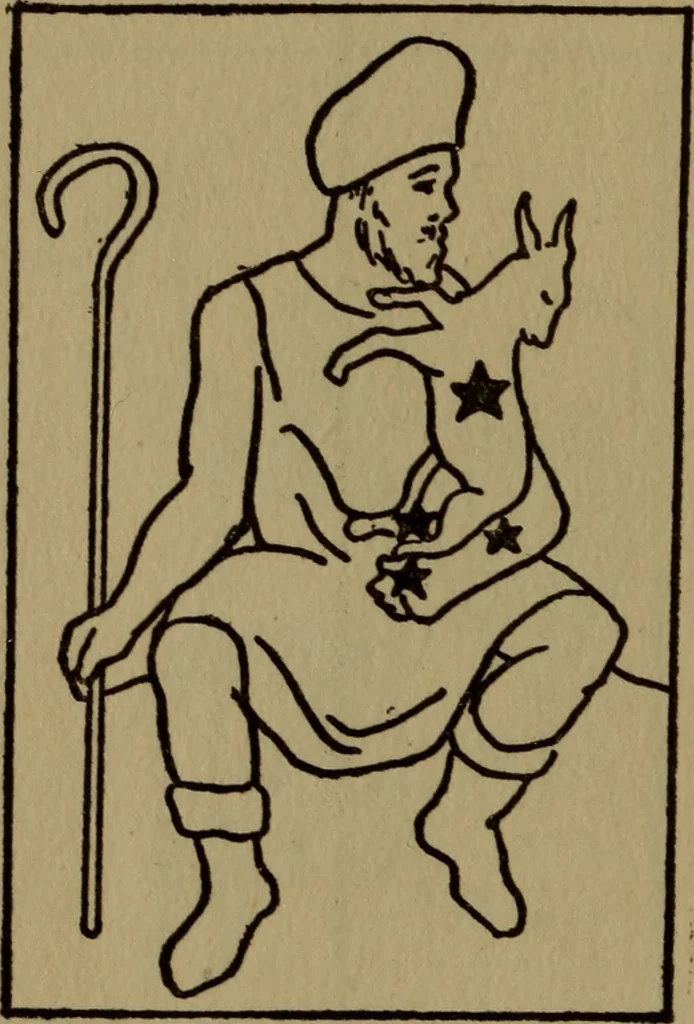 An illustration from The book of stars, 1920, leaf 45