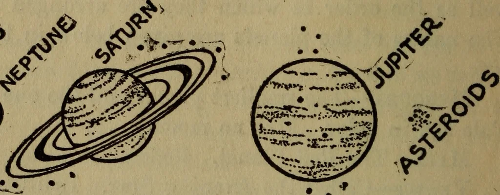 An illustration from The book of stars, 1920, leaf 69
