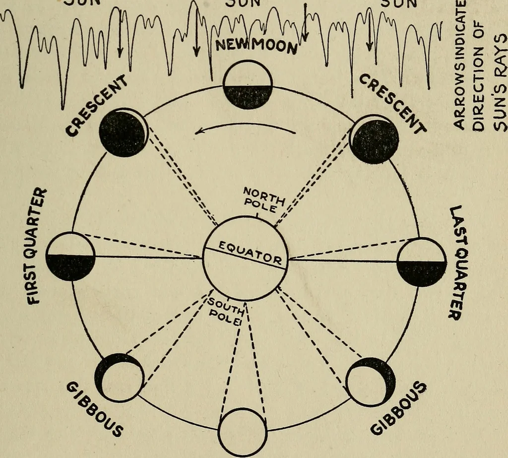 An illustration from The book of stars; being a simple explanation of the stars and their uses to boy life, written to conform to the tests of the Boy scouts, 1915, leaf 116