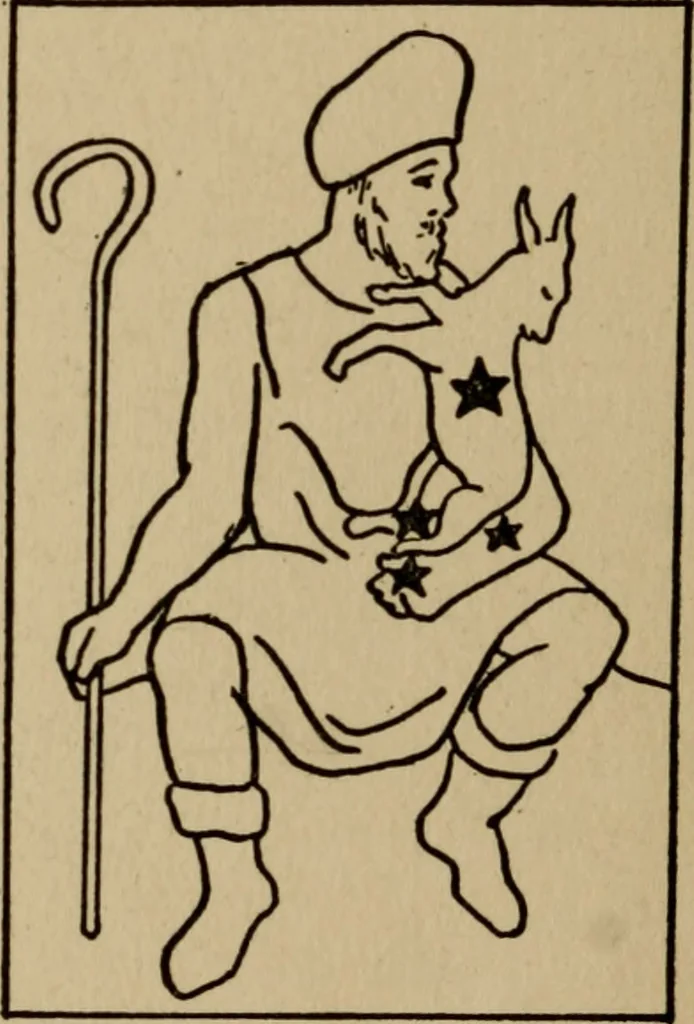 An illustration from The book of stars; being a simple explanation of the stars and their uses to boy life, written to conform to the tests of the Boy scouts, 1915, leaf 43