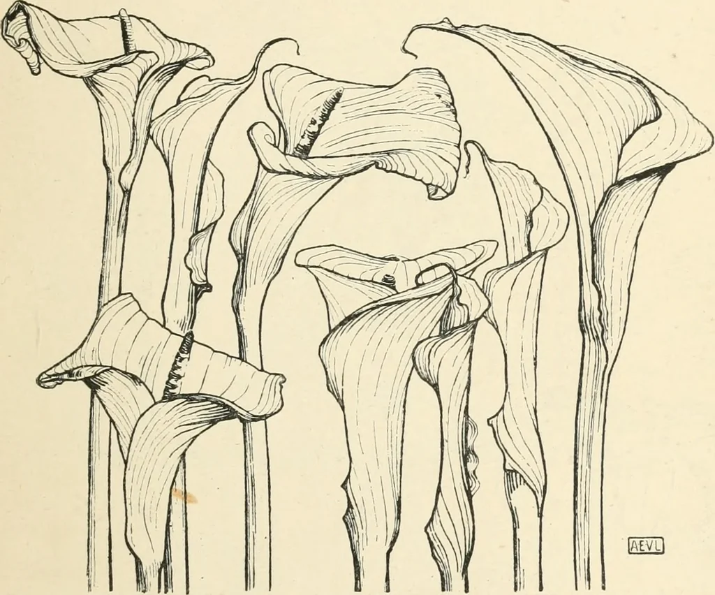 An illustration from A book of studies in plant form with some suggestions for their application to design, 1896, leaf 116