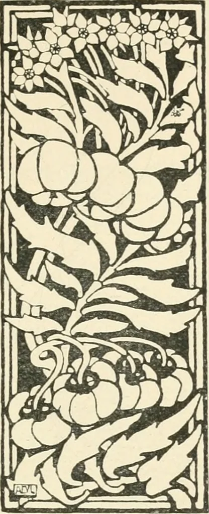 An illustration from A book of studies in plant form with some suggestions for their application to design, 1896, leaf 118
