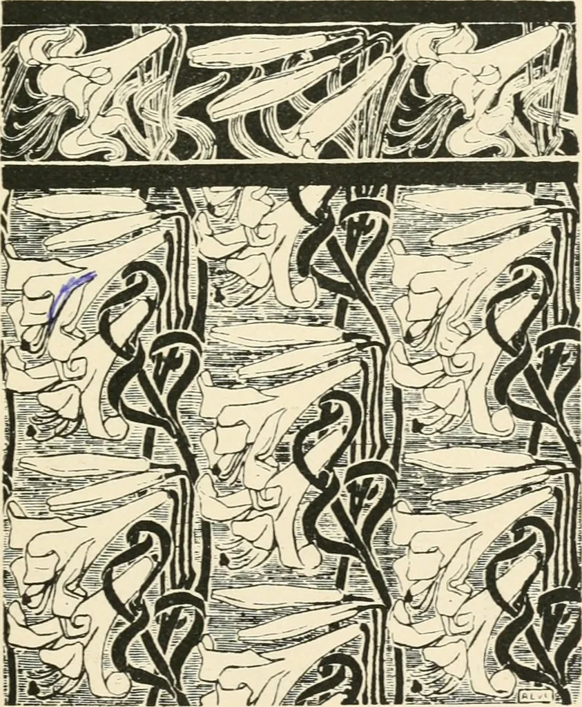 An illustration from A book of studies in plant form with some suggestions for their application to design, 1896, leaf 126
