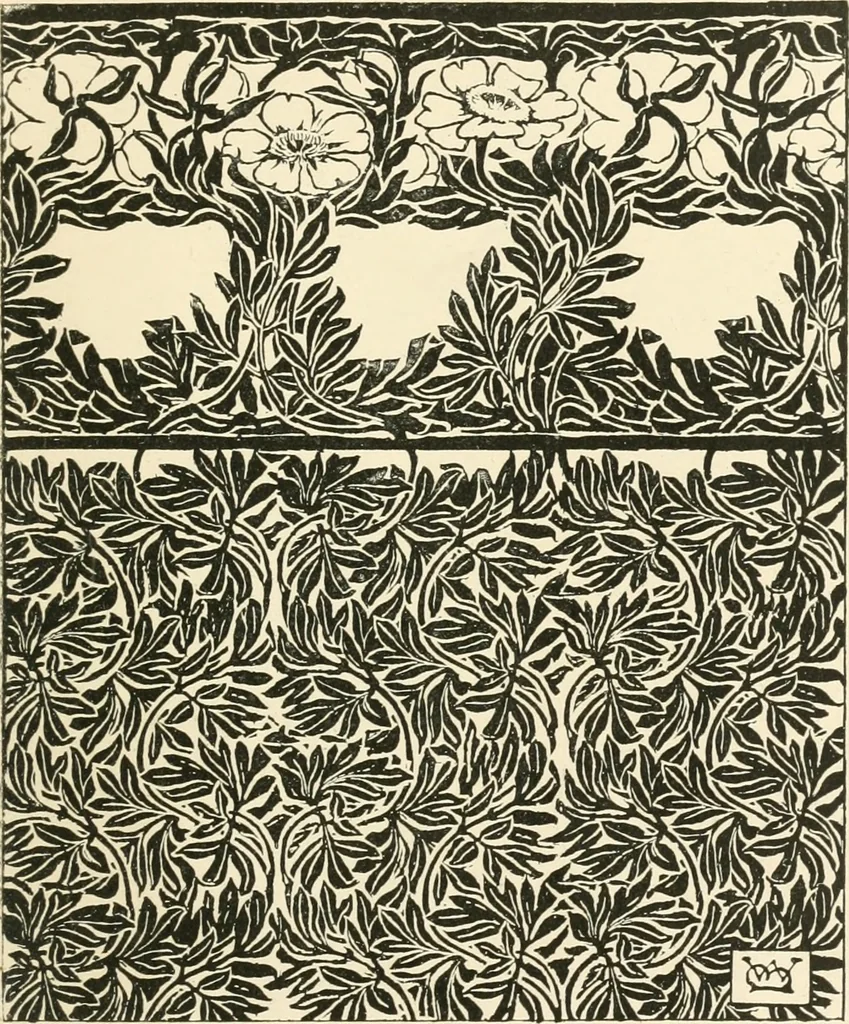 An illustration from A book of studies in plant form with some suggestions for their application to design, 1896, leaf 128