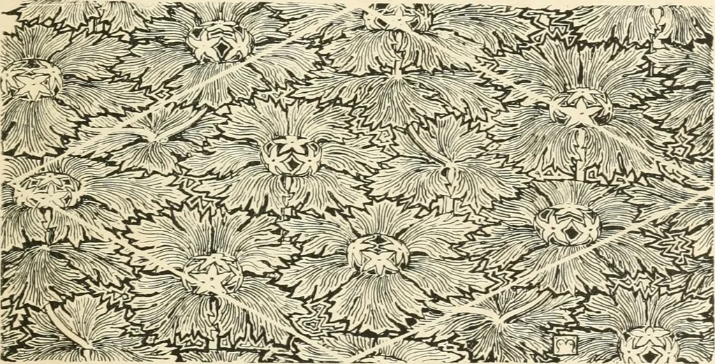 An illustration from A book of studies in plant form with some suggestions for their application to design, 1896, leaf 132