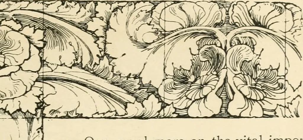 An illustration from A book of studies in plant form with some suggestions for their application to design, 1896, leaf 144
