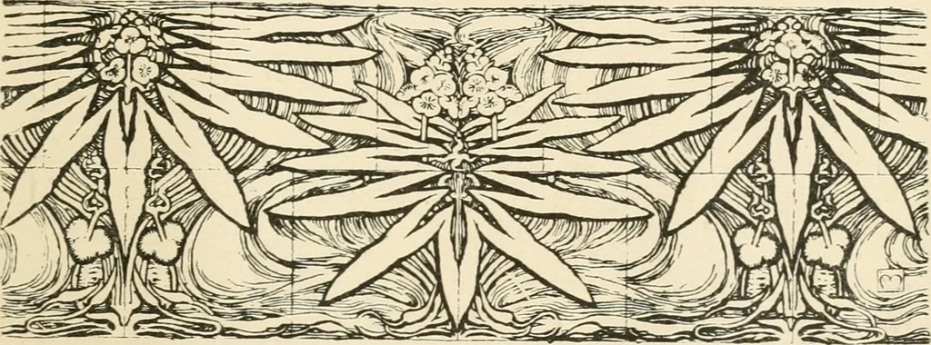 An illustration from A book of studies in plant form with some suggestions for their application to design, 1896, leaf 146