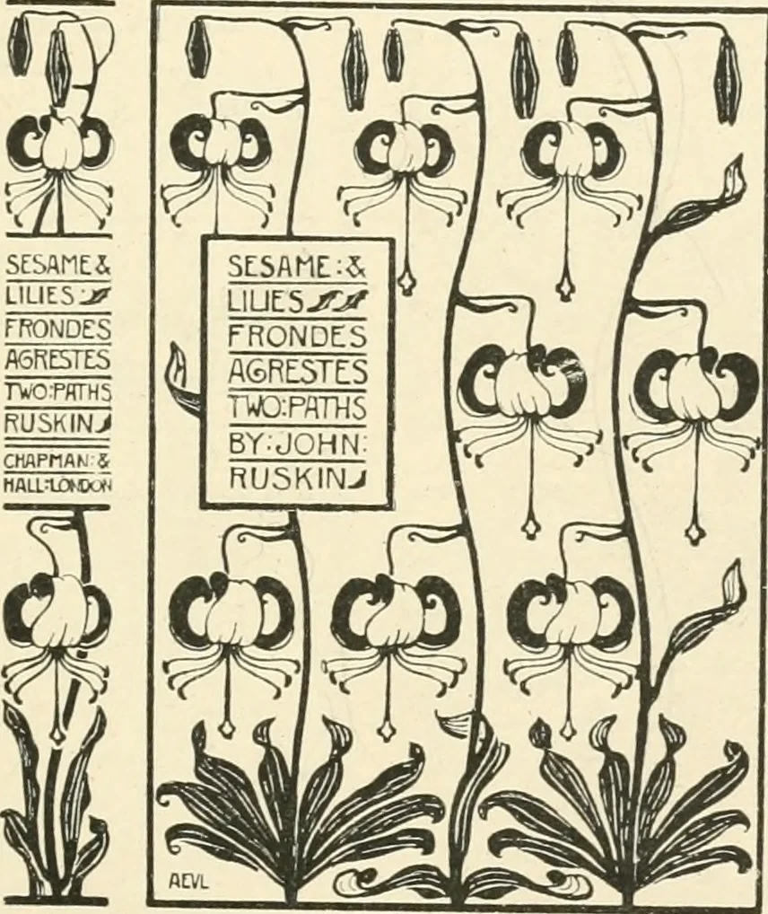 An illustration from A book of studies in plant form with some suggestions for their application to design, 1896, leaf 38