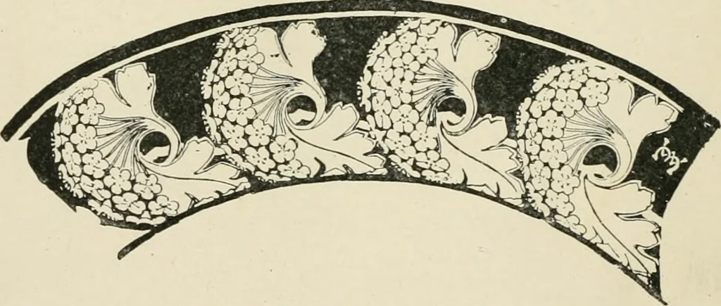 An illustration from A book of studies in plant form with some suggestions for their application to design, 1896, leaf 43