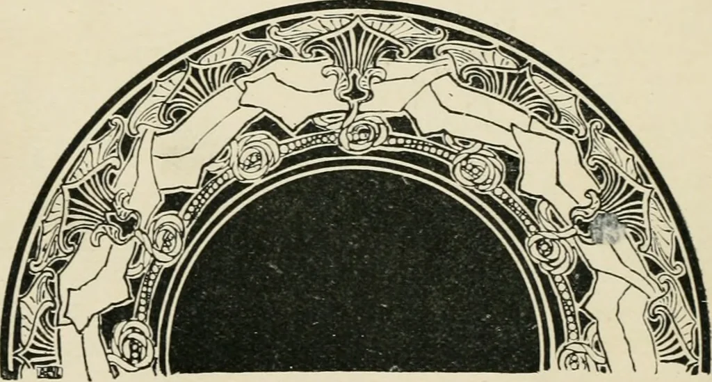 An illustration from A book of studies in plant form with some suggestions for their application to design, 1896, leaf 49
