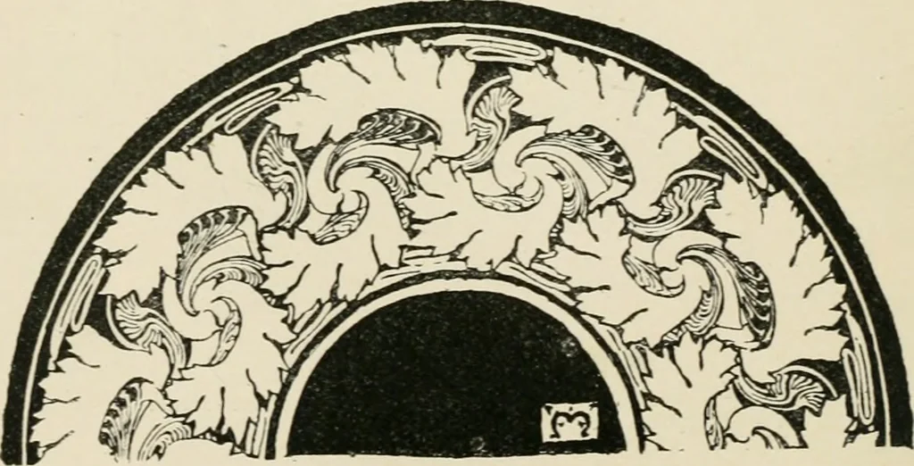 An illustration from A book of studies in plant form with some suggestions for their application to design, 1896, leaf 51