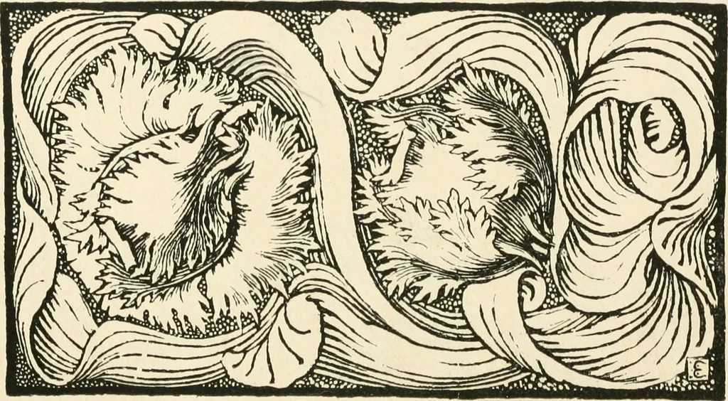An illustration from A book of studies in plant form with some suggestions for their application to design, 1896, leaf 66