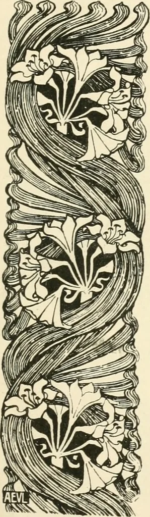 An illustration from A book of studies in plant form with some suggestions for their application to design, 1896, leaf 80