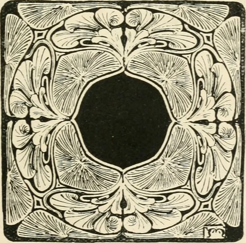 An illustration from A book of studies in plant form with some suggestions for their application to design, 1896, leaf 82