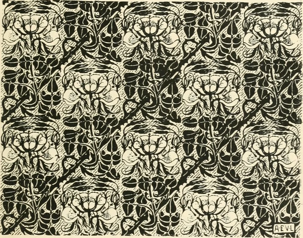 An illustration from A book of studies in plant form with some suggestions for their application to design, 1896, leaf 94