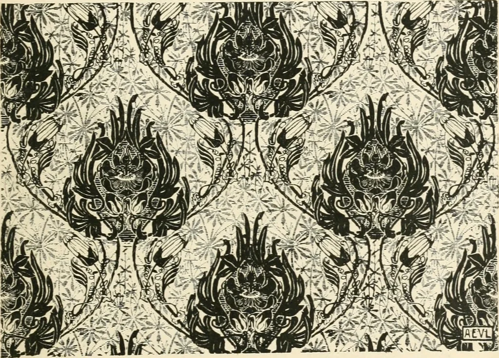 An illustration from A book of studies in plant form with some suggestions for their application to design, 1896, leaf 96