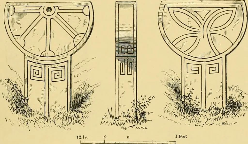 An illustration from The book of sun-dials; originally compiled by the late Mrs. Alfred Gatty; now enl. and re-edited by H. K. F. Eden and Eleanor Lloyd, 1900, leaf 112