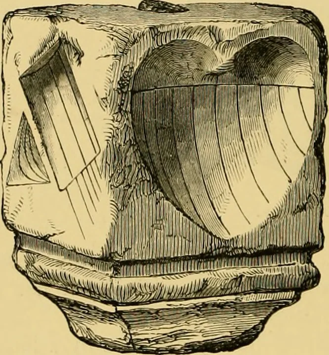 An illustration from The book of sun-dials; originally compiled by the late Mrs. Alfred Gatty; now enl. and re-edited by H. K. F. Eden and Eleanor Lloyd, 1900, leaf 117