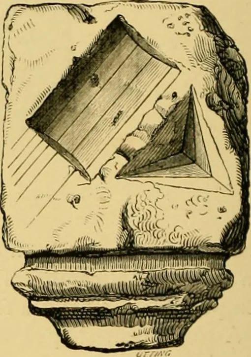 An illustration from The book of sun-dials; originally compiled by the late Mrs. Alfred Gatty; now enl. and re-edited by H. K. F. Eden and Eleanor Lloyd, 1900, leaf 117