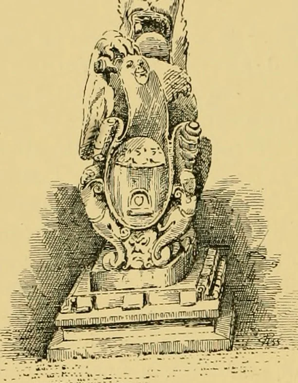 An illustration from The book of sun-dials; originally compiled by the late Mrs. Alfred Gatty; now enl. and re-edited by H. K. F. Eden and Eleanor Lloyd, 1900, leaf 191