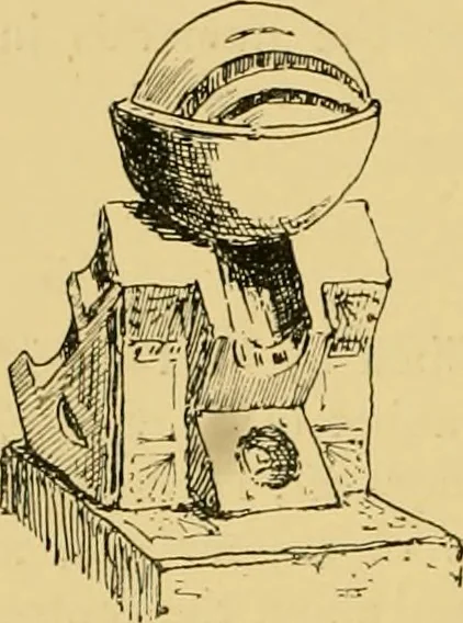An illustration from The book of sun-dials; originally compiled by the late Mrs. Alfred Gatty; now enl. and re-edited by H. K. F. Eden and Eleanor Lloyd, 1900, leaf 205