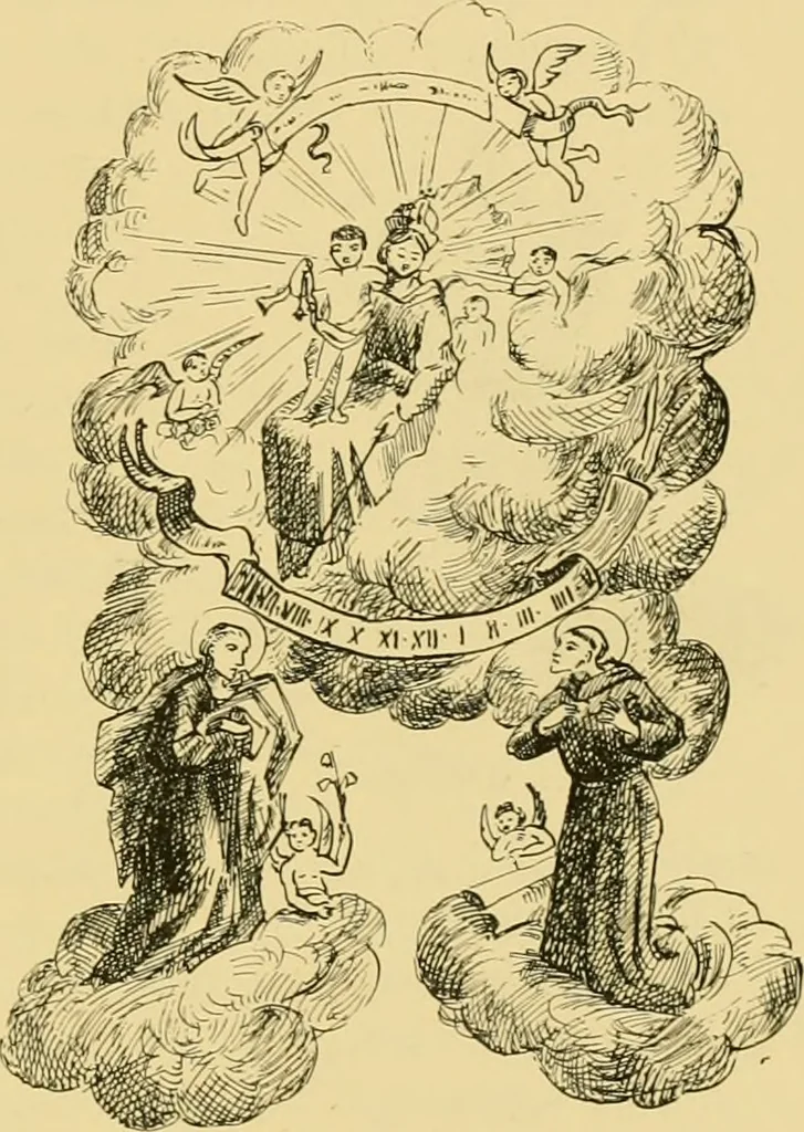 An illustration from The book of sun-dials; originally compiled by the late Mrs. Alfred Gatty; now enl. and re-edited by H. K. F. Eden and Eleanor Lloyd, 1900, leaf 208
