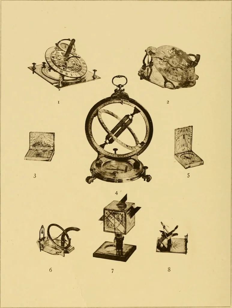 An illustration from The book of sun-dials; originally compiled by the late Mrs. Alfred Gatty; now enl. and re-edited by H. K. F. Eden and Eleanor Lloyd, 1900, leaf 219
