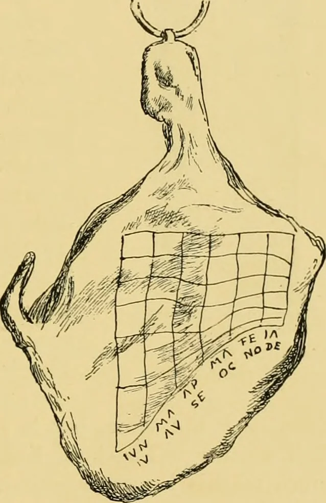 An illustration from The book of sun-dials; originally compiled by the late Mrs. Alfred Gatty; now enl. and re-edited by H. K. F. Eden and Eleanor Lloyd, 1900, leaf 220