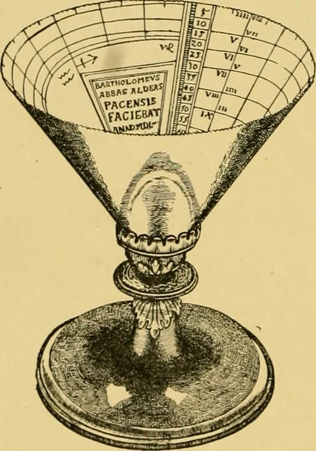 An illustration from The book of sun-dials; originally compiled by the late Mrs. Alfred Gatty; now enl. and re-edited by H. K. F. Eden and Eleanor Lloyd, 1900, leaf 225