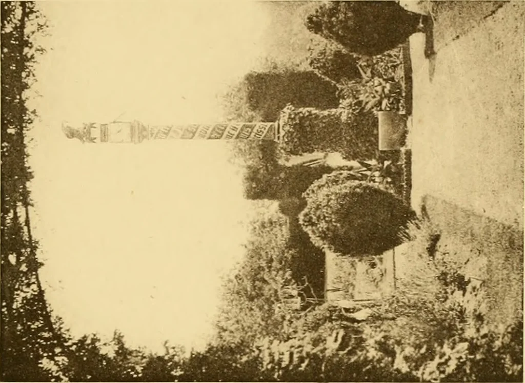 An illustration from The book of sun-dials; originally compiled by the late Mrs. Alfred Gatty; now enl. and re-edited by H. K. F. Eden and Eleanor Lloyd, 1900, leaf 462