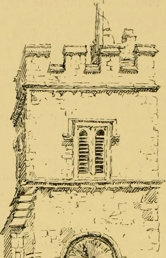 An illustration from The book of sun-dials; originally compiled by the late Mrs. Alfred Gatty; now enl. and re-edited by H. K. F. Eden and Eleanor Lloyd, 1900, leaf 475