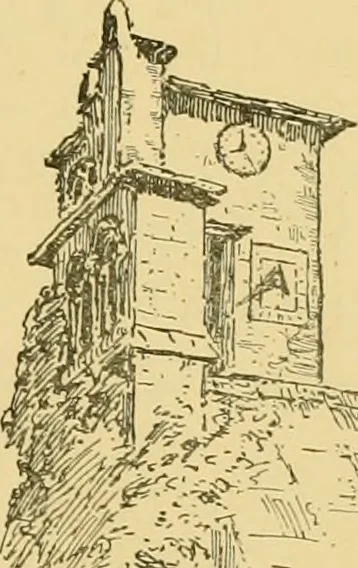An illustration from The book of sun-dials; originally compiled by the late Mrs. Alfred Gatty; now enl. and re-edited by H. K. F. Eden and Eleanor Lloyd, 1900, leaf 488