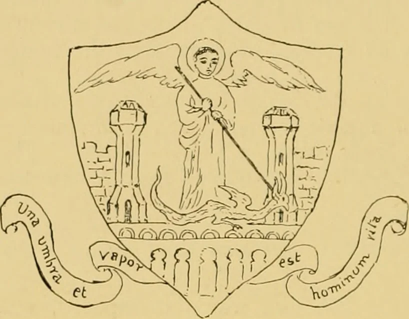 An illustration from The book of sun-dials; originally compiled by the late Mrs. Alfred Gatty; now enl. and re-edited by H. K. F. Eden and Eleanor Lloyd, 1900, leaf 493