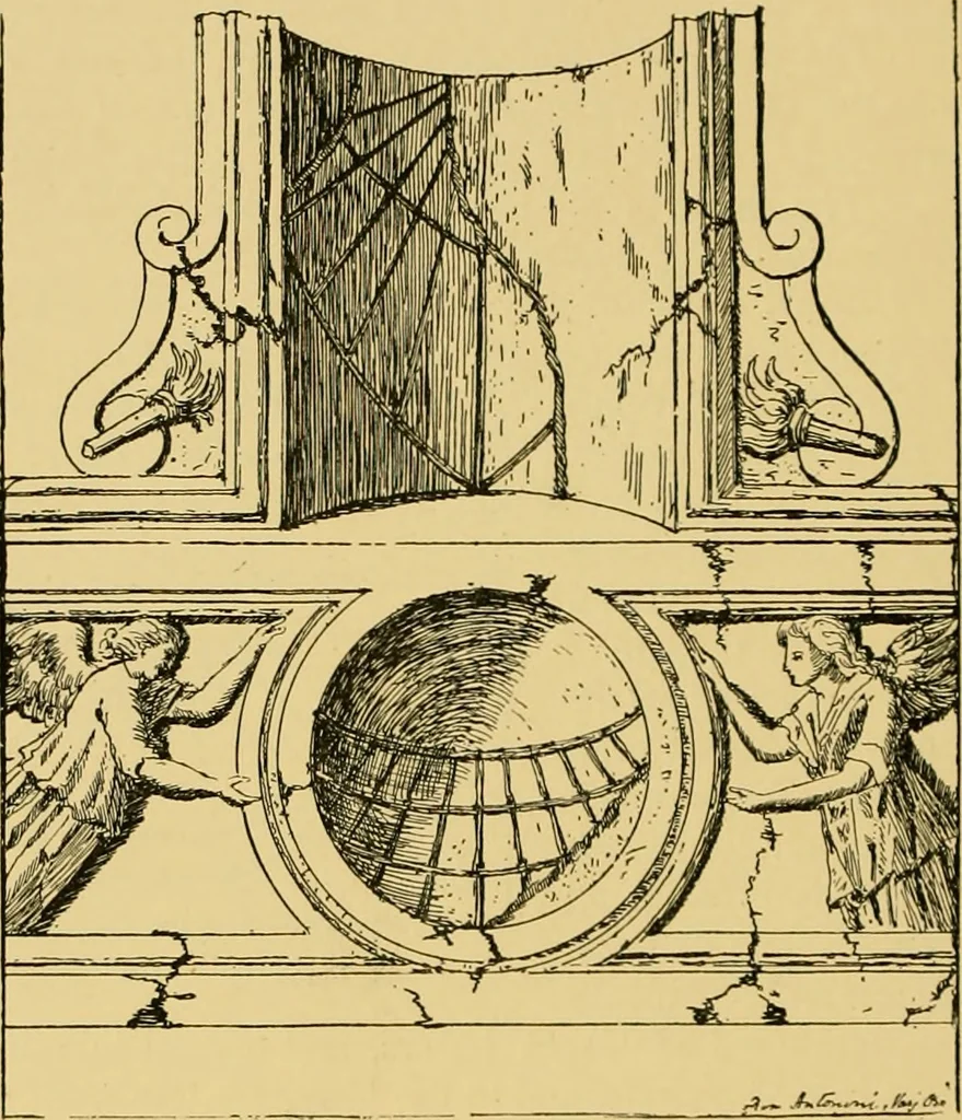An illustration from The book of sun-dials; originally compiled by the late Mrs. Alfred Gatty; now enl. and re-edited by H. K. F. Eden and Eleanor Lloyd, 1900, leaf 69