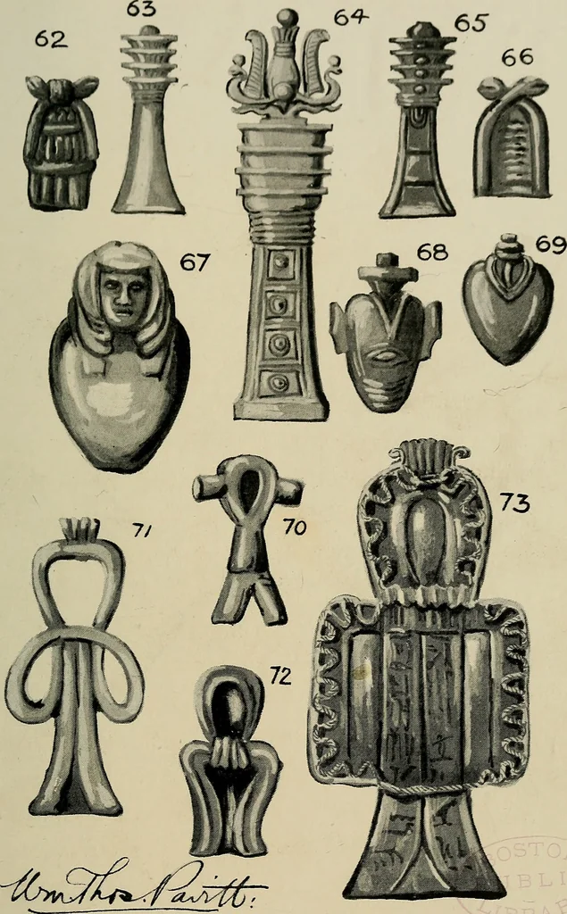 An illustration from The book of talismans, amulets and zodiacal gems : with coloured frontispiece and ten plates, 1914, leaf 100