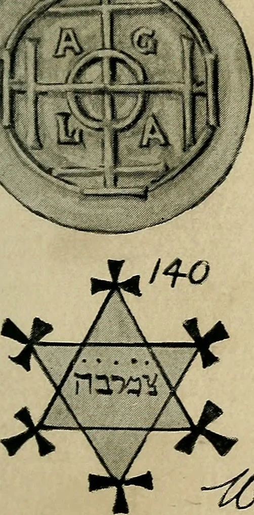 An illustration from The book of talismans, amulets and zodiacal gems : with coloured frontispiece and ten plates, 1914, leaf 162