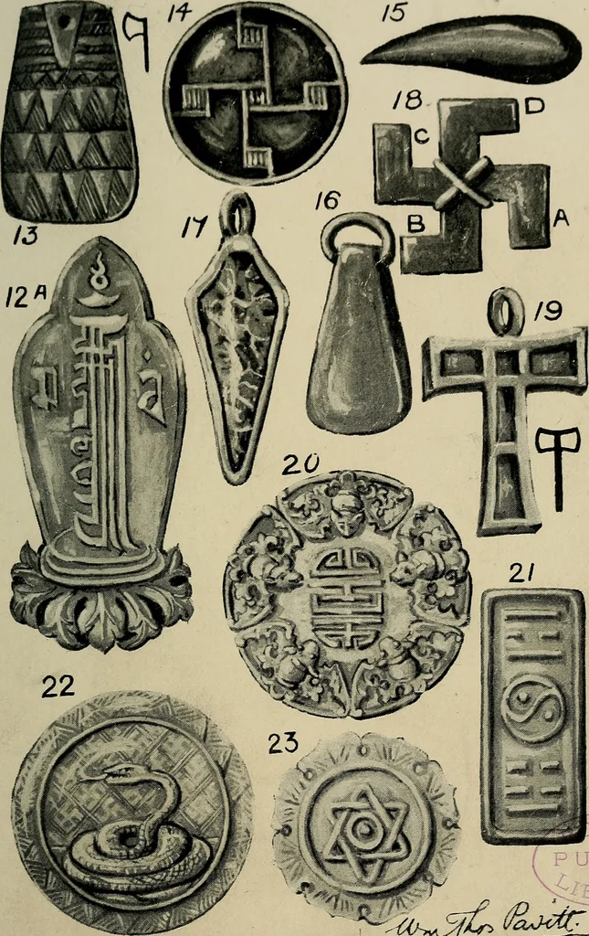 An illustration from The book of talismans, amulets and zodiacal gems : with coloured frontispiece and ten plates, 1914, leaf 40