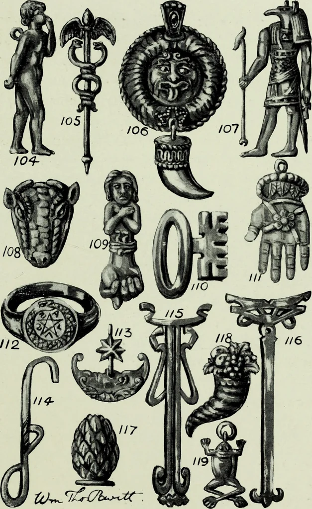 An illustration from The book of talismans, amulets and zodiacal gems, 1915, leaf 134