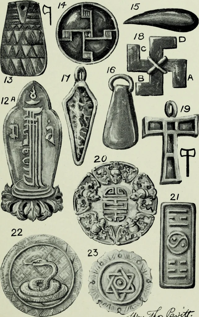 An illustration from The book of talismans, amulets and zodiacal gems, 1915, leaf 40