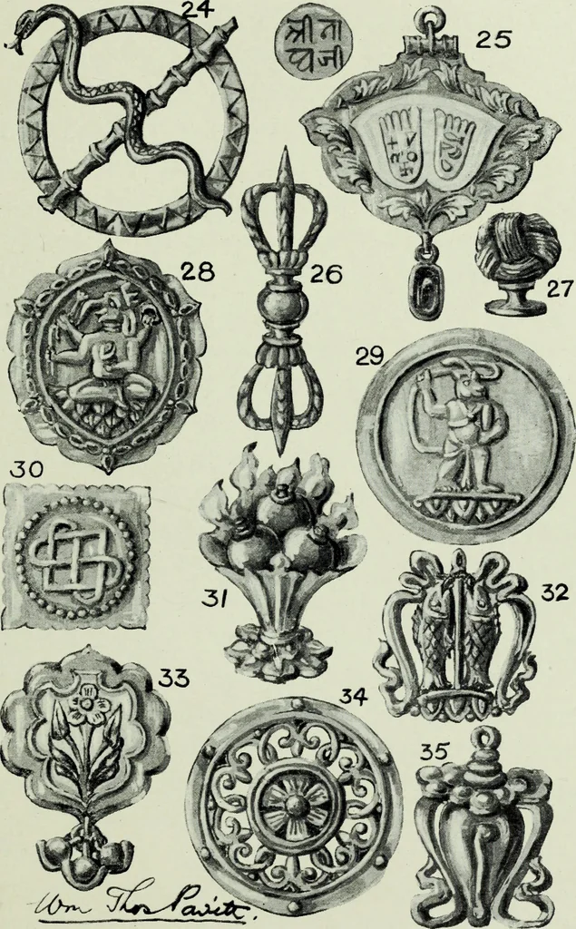 An illustration from The book of talismans, amulets and zodiacal gems, 1915, leaf 58