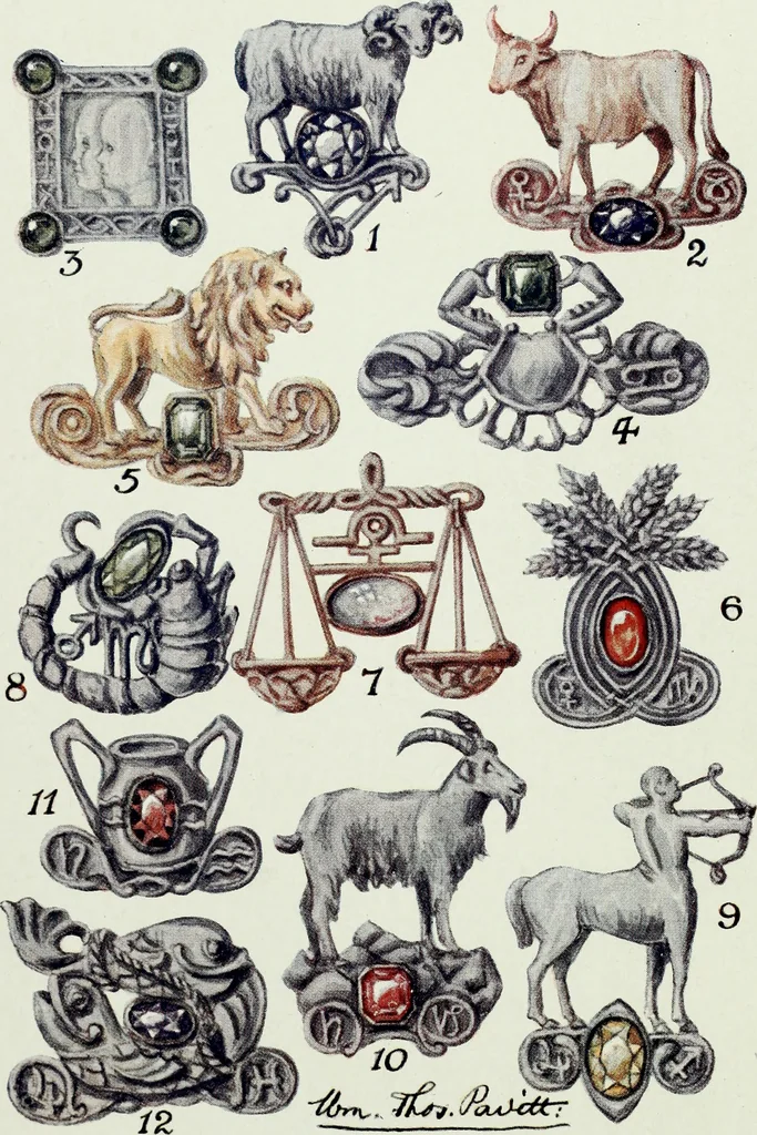 An illustration from The book of talismans, amulets and zodiacal gems, 1915, leaf 7
