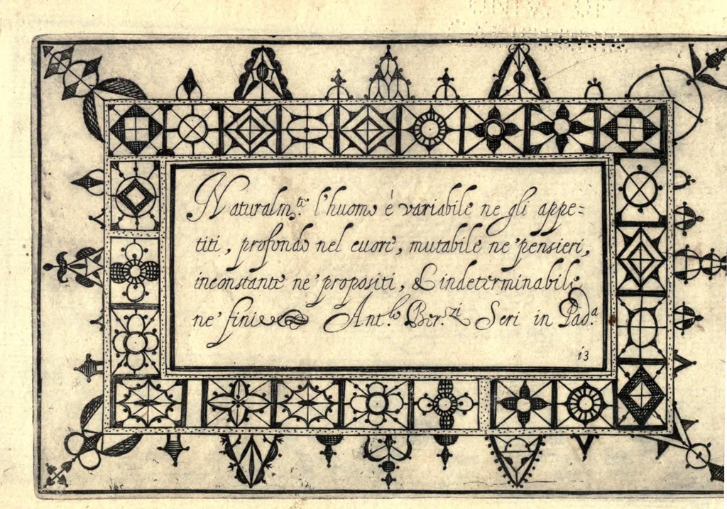 An illustration from [Book on lace, 1604, leaf 29