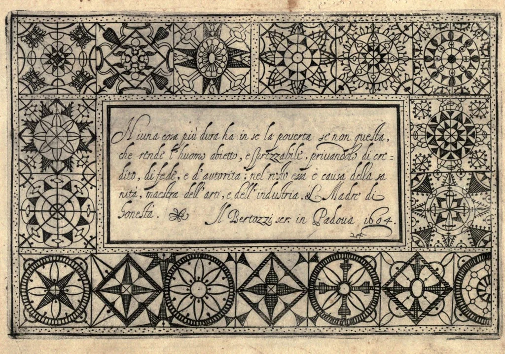 An illustration from [Book on lace, 1604, leaf 51