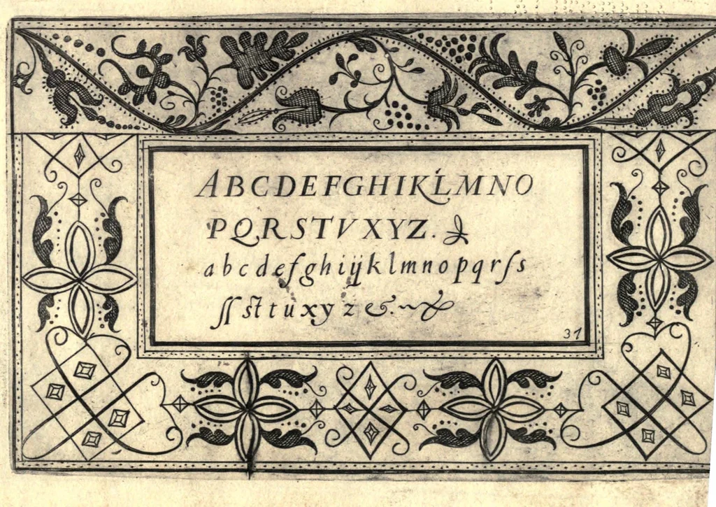An illustration from [Book on lace, 1604, leaf 83